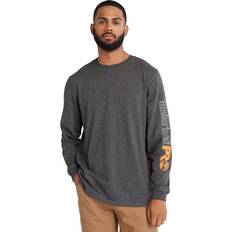 Timberland T-shirts Timberland Pro Men's Core Logo Long-Sleeve Tee BLACK