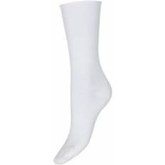 Decoy Fine Knit Socks Ankelstrømper 20245 White