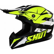 Pulse Revenge MX Helmet - Black/Neon Yellow