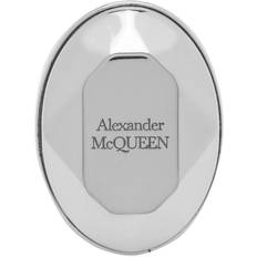 Alexander McQueen Ringar Alexander McQueen Engraved ring silver MM