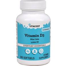 Vitacost Vitacost Vitamin D3 Mini Gels 25 mcg