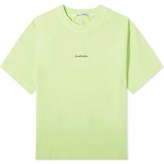 Acne Studios Damen Oberteile Acne Studios Logo T-shirt Green