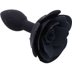 Kiotos Rose Silicone Butt Plug Svart
