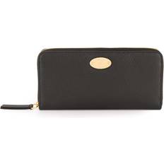 Mulberry Portefeuilles et Porte-clés Mulberry Plaque Small Classic Grain Leather 8 Zip Around Wallet