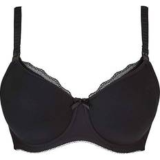 Pure Moulded Nursing Bra Black (1581)