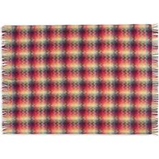 Tessili Missoni Montgomery Chevron Pattern Throw Coperta Rosso