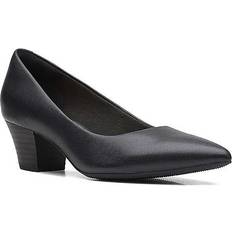 Clarks Black Heels & Pumps Clarks Women's Teresa Step Womens Low Heeled Court Shoes