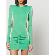 Slim Dresses ROTATE Birger Christensen Ruched minidress green