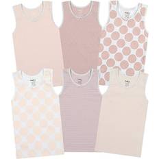 Bow Tank Tops Children's Clothing Buyless Fashion Girls Tanks Cotton Undershirts for Dance Gymnastics - Polka Dot Tank