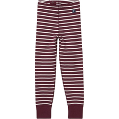 Polarn O. Pyret Kid's Striped Pants - Plum