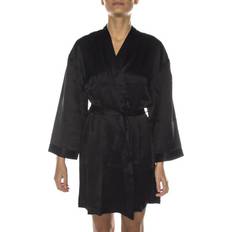 Silke/Siden Morgonrockar & Badrockar Damella 94001 Robe Black