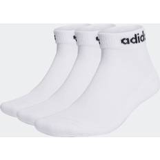 Homme Sous-vêtements Adidas Linear Ankle Socks 3 Pairs HT3457 - White/Black