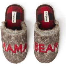 Dearfoams Damen Mama Bear Slipper Hausschuh, Braun Frost