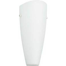 Lampenwelt Belysning Lampenwelt Glasvägglampa Hermine I Vitt Väggarmatur