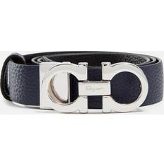 Multicolored Belts Ferragamo Gancini Reversible Leather Belt Multi