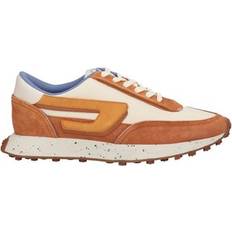 Diesel Women Trainers Diesel Woman Sneakers Ivory Bovine leather, Polyester White