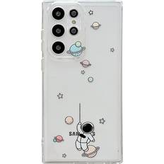 Women Girls Cute Astronaut Case for Galaxy Note 20 Ultra