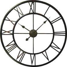Black Roman Numeral Round 76 x 2 x 9 cm