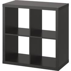 Kallax hylla IKEA KALLAX Black/Brown Hyllsystem 77x77cm