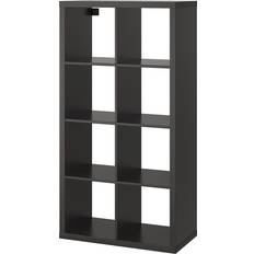 Ikea KALLAX black/brown Bücherregal 146.5cm