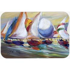 CoolCookware Sailboat Race In Dauphin Island Large Chopping Board