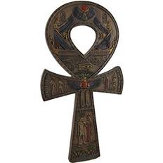 Bronze Wall Decor Veronese Design Finished Ancient Egyptian Ankh Symbol Wall Decor