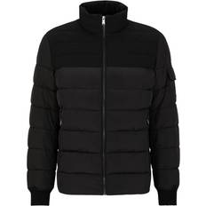 HUGO BOSS Men Clothing HUGO BOSS Men's Water-Repellent Padded Jacket Black Black