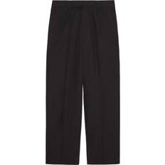 Gucci Pants Gucci cropped poplin chino trousers men Polyamide/Cotton Black