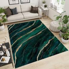 Emerald Marble Area Rugs, Modern Green