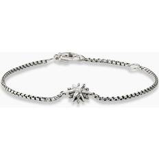 David Yurman Children Jewelry David Yurman Starburst Kids Bracelet in Sterling Silver with Center Diamond One