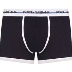 Dolce & Gabbana Men's Underwear Dolce & Gabbana contrast-trim boxers men Cotton Blue