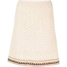 Tory Burch Skirts Tory Burch high-waisted knitted skirt women Cotton/Polyester/Polyester Neutrals