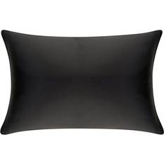 Seta Biancheria da Letto Mayfairsilk Charcoal Pure Silk Pillow Case Black