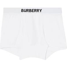 Burberry Men Men's Underwear Burberry Logo Detail Stretch Cotton Boxer Shorts men Spandex/Elastane/Cotton White