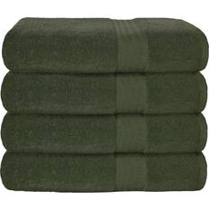 Glamburg GLAMBURG Premium Cotton 4 Pack Bath Towel Green