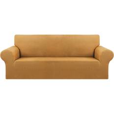 Gold Loose Covers Kekuou KEKUOU Stretch Oversized Loose Sofa Cover Gold