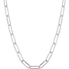 Silpada Silpada 'Graffetta Matte' Necklace in Sterling Silver, 22" 2" White