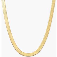 Jaxxon 14k Necklaces Jaxxon Herringbone Chain Necklace 5mm - Gold