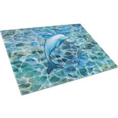 Caroline's Treasures BB5356LCB Dolphin Glass Chopping Board