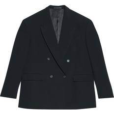 Balenciaga Blazers Balenciaga Oversize Double Breasted Blazer - Black