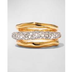 Glass Rings Alexis Bittar Solanales Crystal Orbiting Ring CRYSTALS