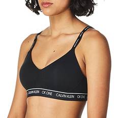 Bras Calvin Klein Calvin Klein Women's CK One Cotton Lightly Lined Bralette, Black