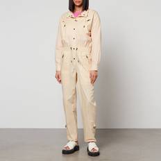 Drawstring Jumpsuits & Overalls Marant Etoile Franca Cotton Jumpsuit FR 34/UK Beige