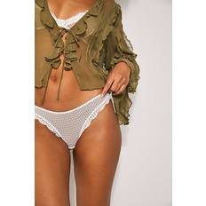 Free People Women Panties Free People Midweek Thong by Intimately, White Alyssum Combo