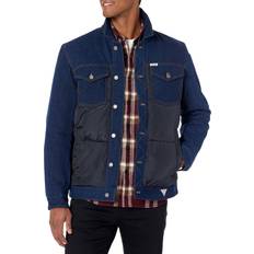 Guess Denim Jackets Guess GUESS Men's New Artica Jacket, Blue Denim