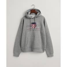 Gant Regular Archive Shield Hoodie Sweatshirt - Grau
