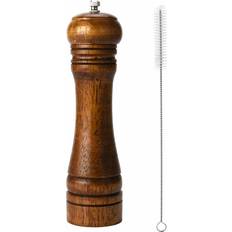 Trä Pepparkvarn Set 20 cm Justerbara Keramiska