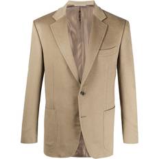 Cashmere - Men Blazers Canali single-breasted blazer men Cupro/Cashmere Brown