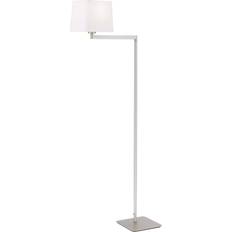 Orion Golvlampor & Markbelysning Orion Carlton Textil Matt Nickel Golvlampa