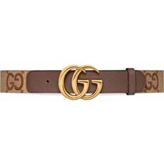 Gucci Women Belts Gucci GG Marmont buckle belt women Canvas/Leather Brown